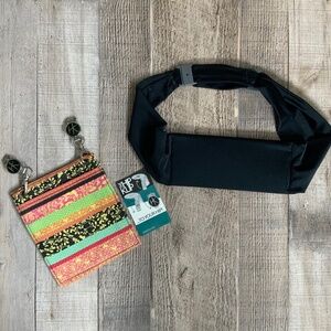 Bundle 2 NWOT Waist Packs Phone Holders Wallets Keys The Hip Klip Bandi